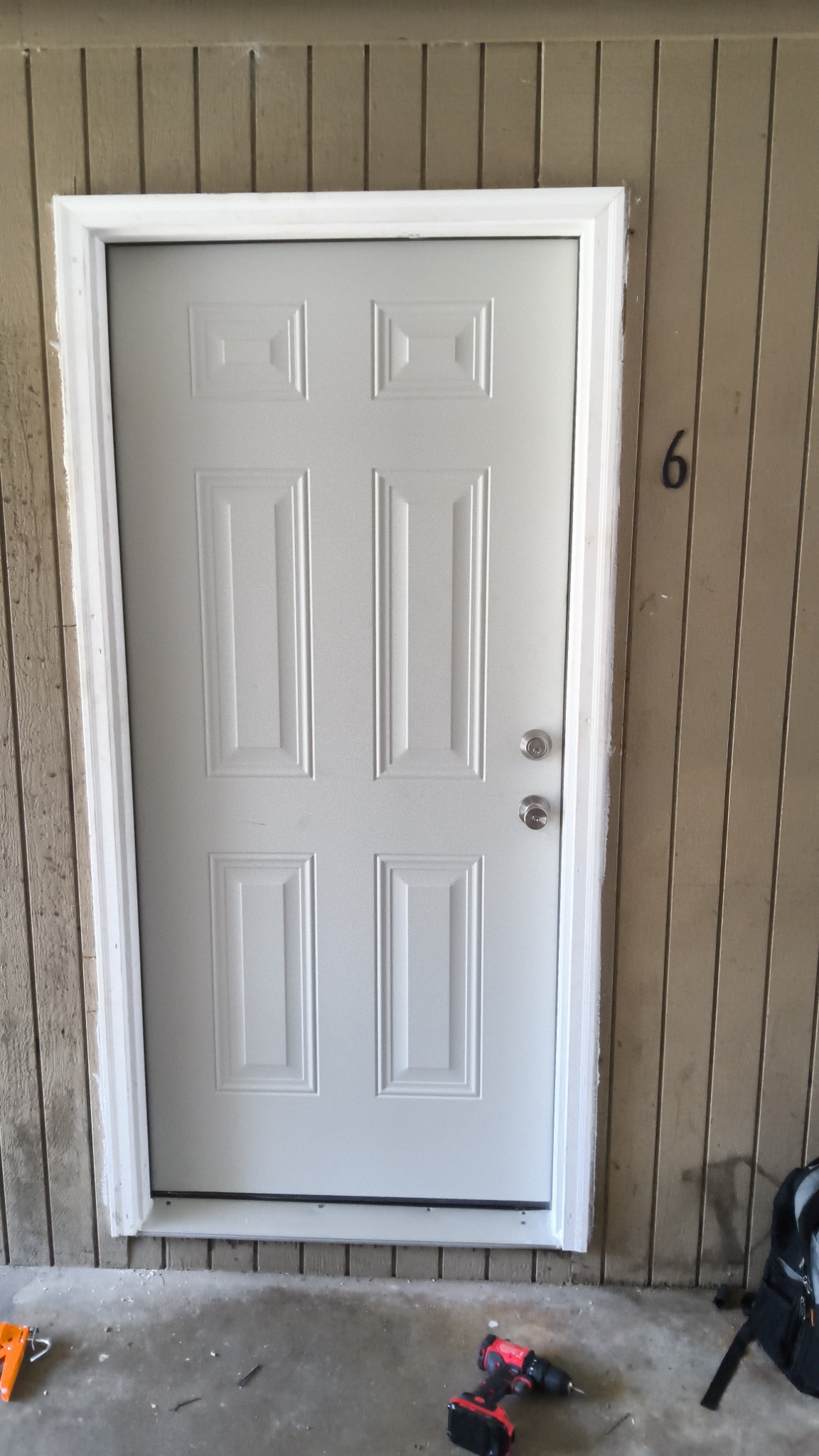 Pre-hung entry door replacement
